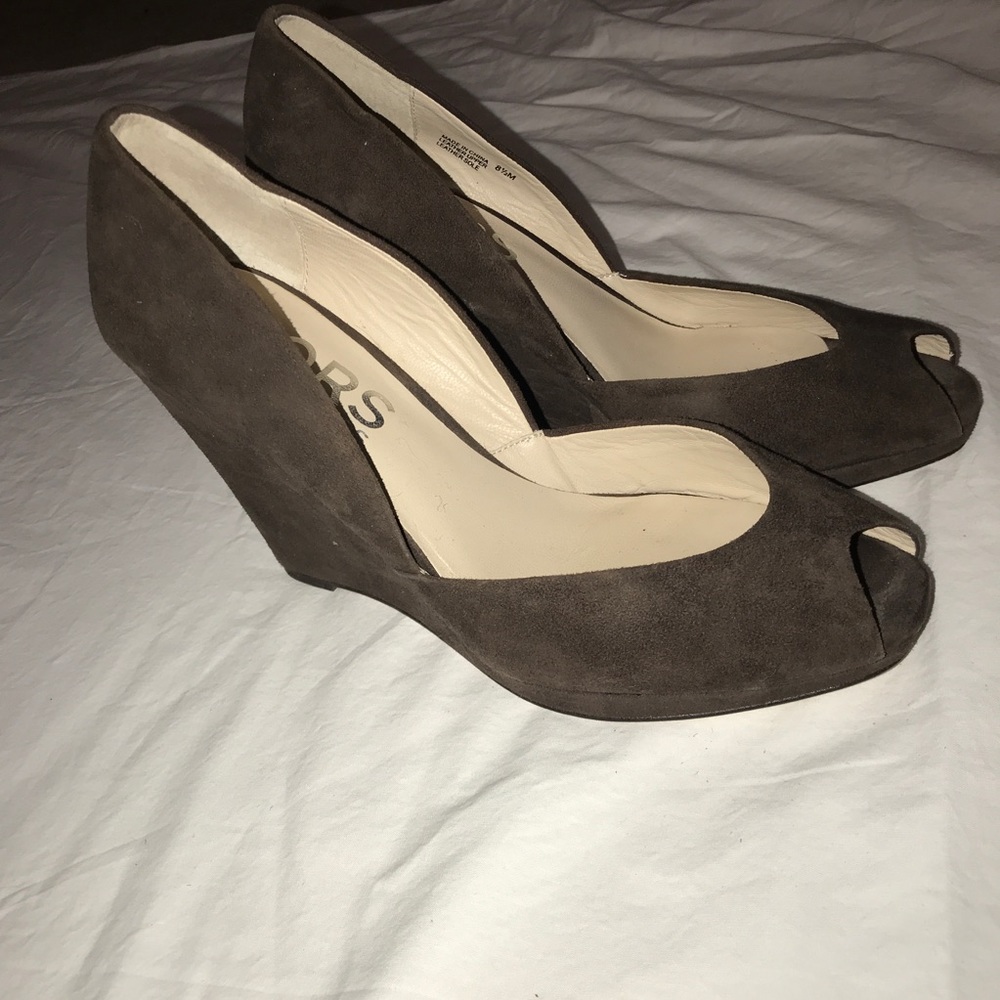 Peep toe wedges, MK